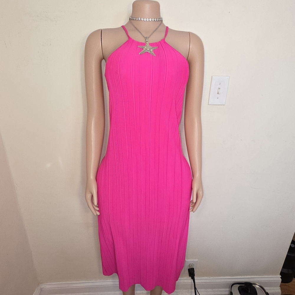 A New Day Hot Pink Sleeveless Dress